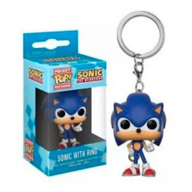 Sonic con anillo - Llavero Pop